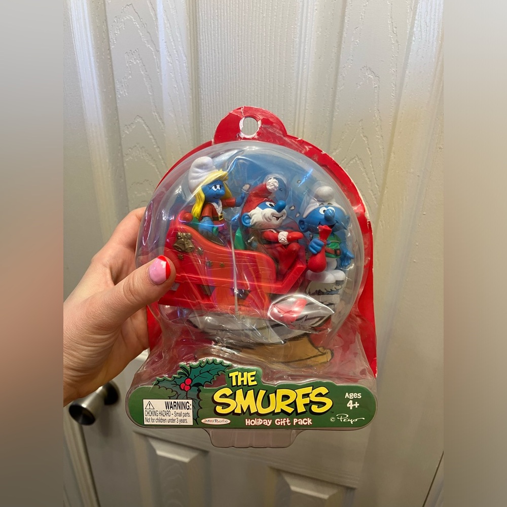 The Smurfs 2009 Holiday Sled Toy